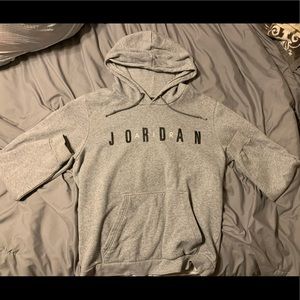 Gray Air Jordan Nike Flight Fleece Sweatshirt
